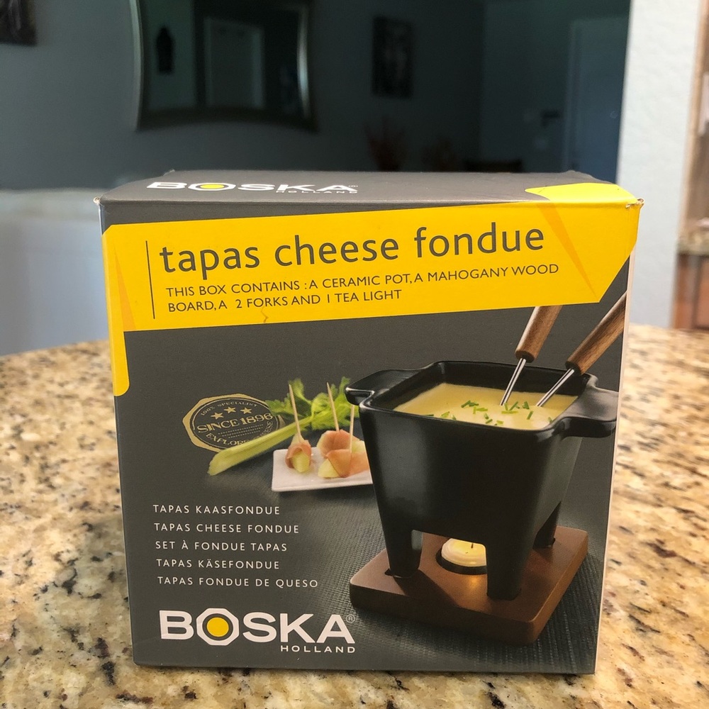 **SOLD** Boska Cheese Fondue Set NIB